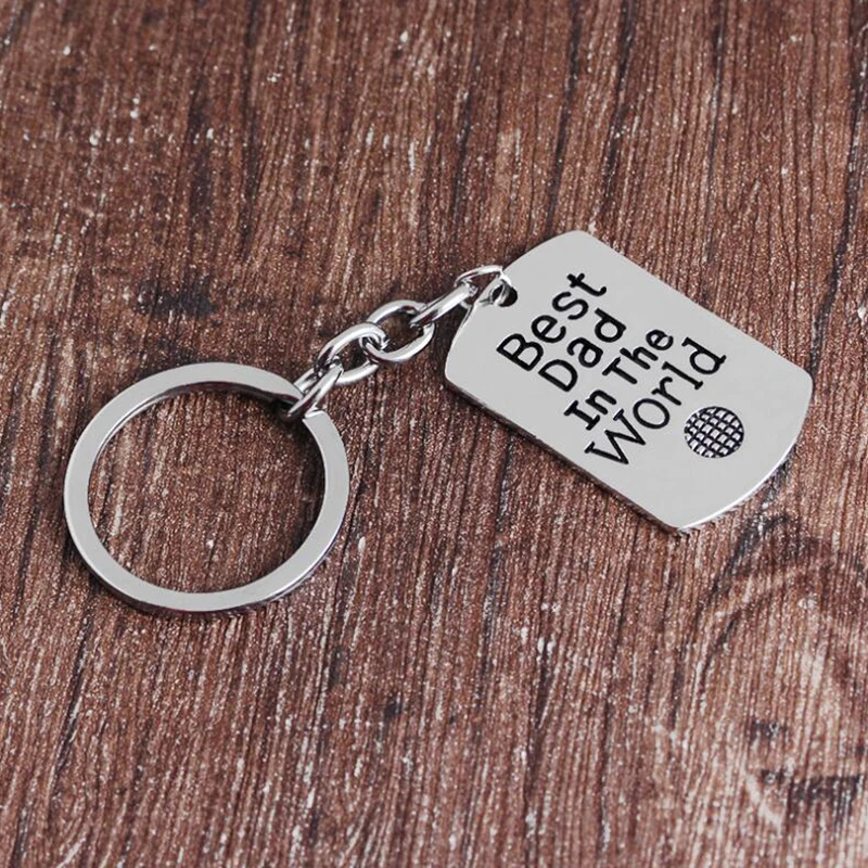 Брелоки для папы из нержавеющей стали брелоки мужчин подарок на день рождения