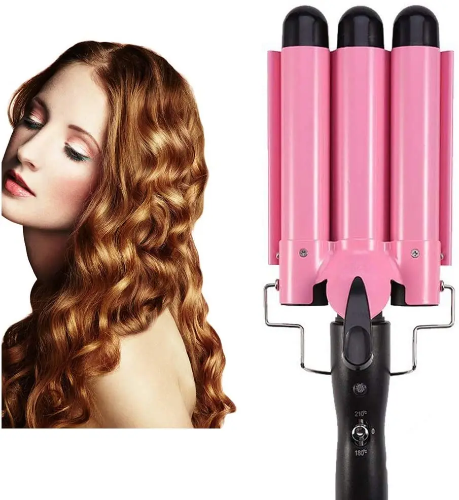 

Professional Tourmaline Ceramic Fast Heating 1 Inch Hair Waver Curler Hair Waving Styling Tools for Beachy Frizz Free Waves