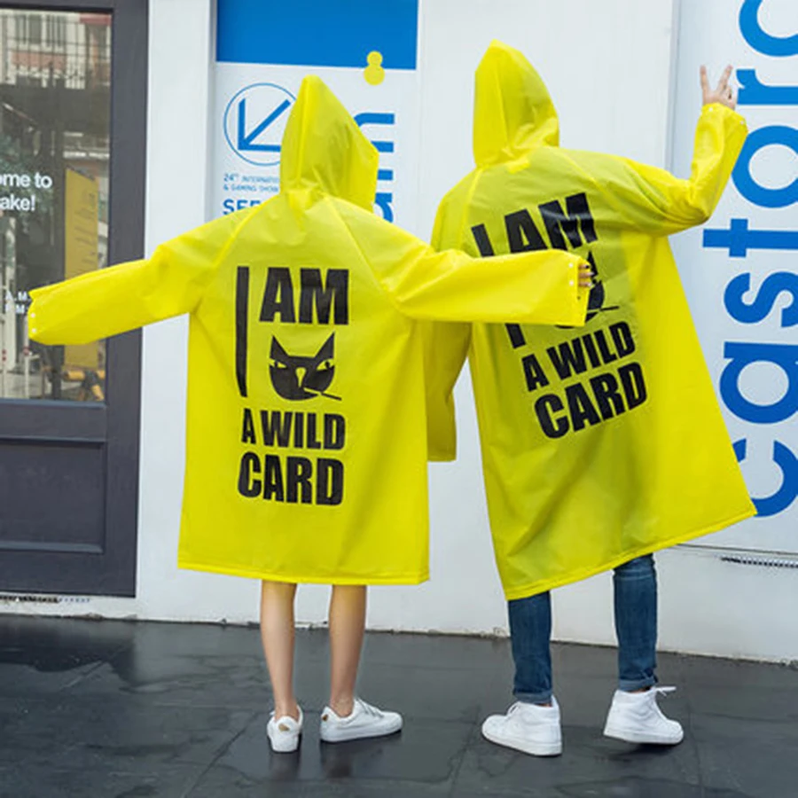 Ветровка дождевик прозрачный портативное пончо непромокаемое женское и мужское