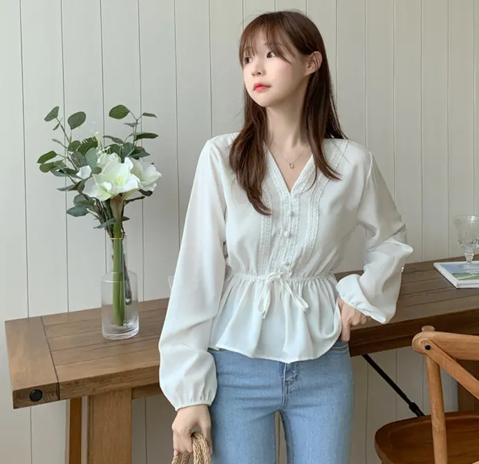 Новая рубашка большие размеры женские топы женская блузка с длинным рукавом для