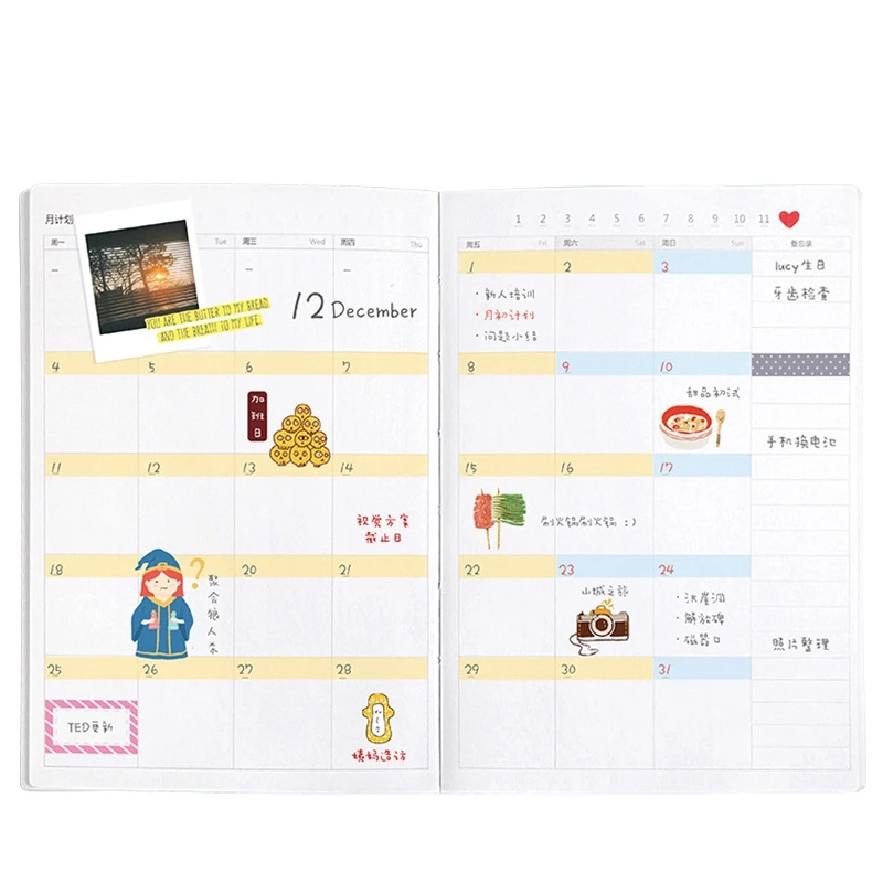 A6 Sakura Theme Floral Diary Book Cover Set Embroidery Notebook Travel Hand | Канцтовары для офиса и дома