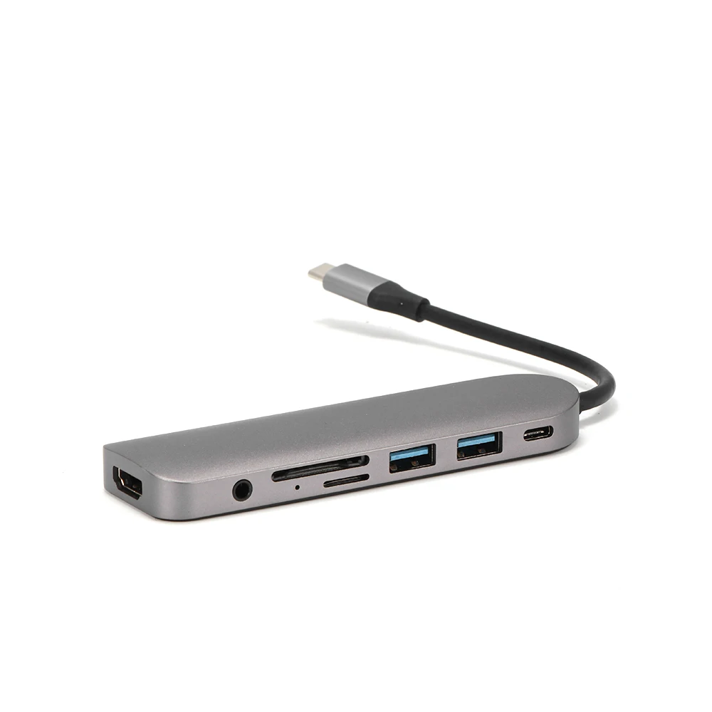 

Сетевой концентратор USB VGA Аудио Адаптер Быстрая зарядка док-станция для ноутбука прочная Улучшенная док-станция USB