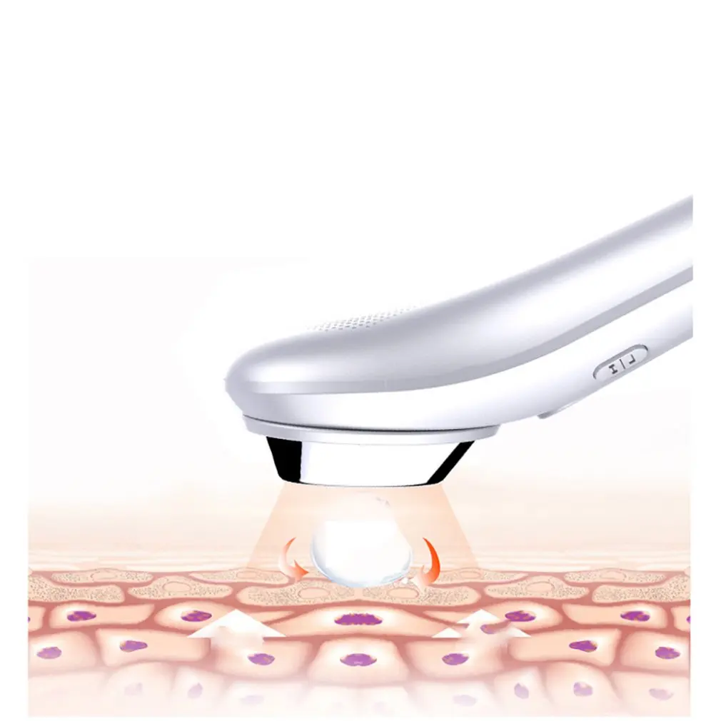 

Beauty Skin Rejuvenation Instrument Face Iontophoresis Beauty Instrument Heating Vibration Massage Introduction Instrument