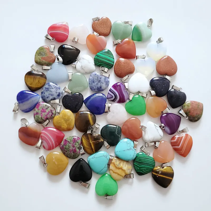 Лидер продаж 2020 10 шт. подвеска в виде сердца хорошего качества для изготовления