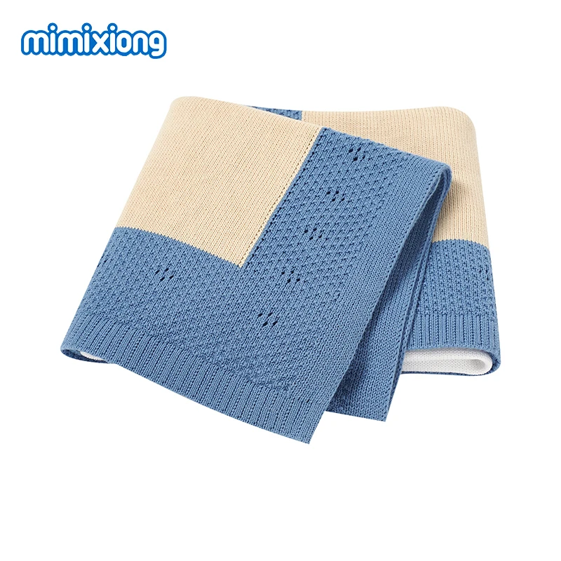 

Baby Blankets Newborn Super Soft Cotton Knitted Toddler Infantil Stroller Bed Sleeping Covers Quilts Kids Outdoor Playing Mats