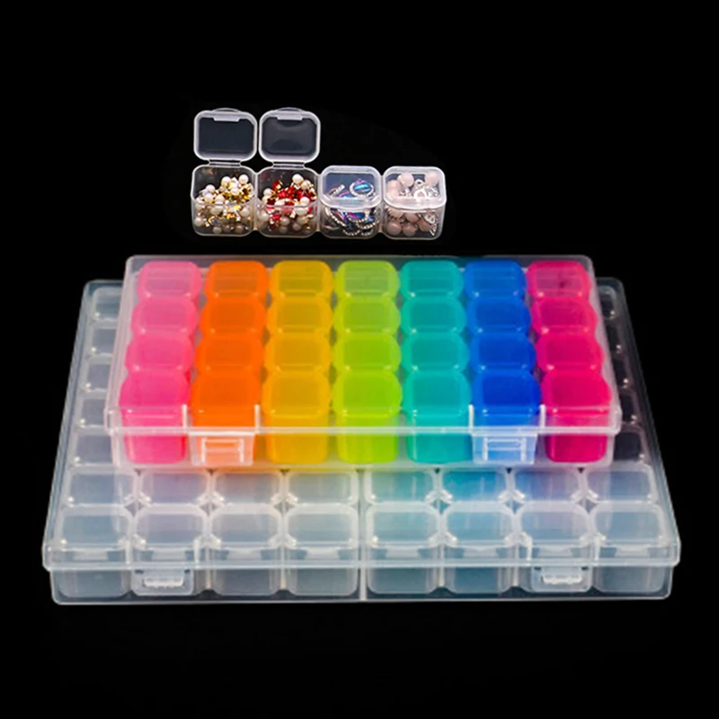 Пластиковый Чехол для алмазной живописи 28 отделений|Алмазная мозаика и вышивка| |