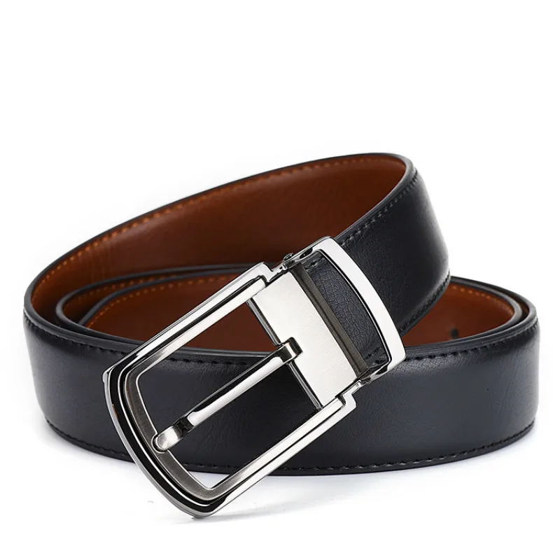 Peikong Men's belt leather belt men male genuine leather strap luxury pin buckle casual men's belt Cummerbunds ceinture homme