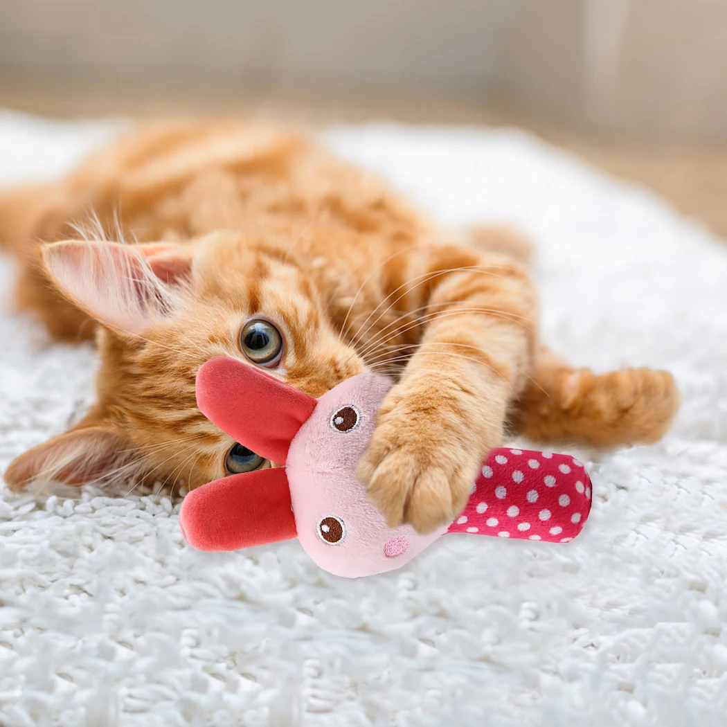 Жевательная игрушка для домашних животных креативная пищалка звуковая кошек и