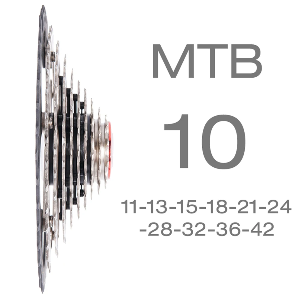ZTTO горный велосипед MTB 10 скоростей 11-40t 11-42t Casette велосипед свободного хода совместим с SR SH K7 XT SLX XO X0 X9 X7 запчасти для велосипеда