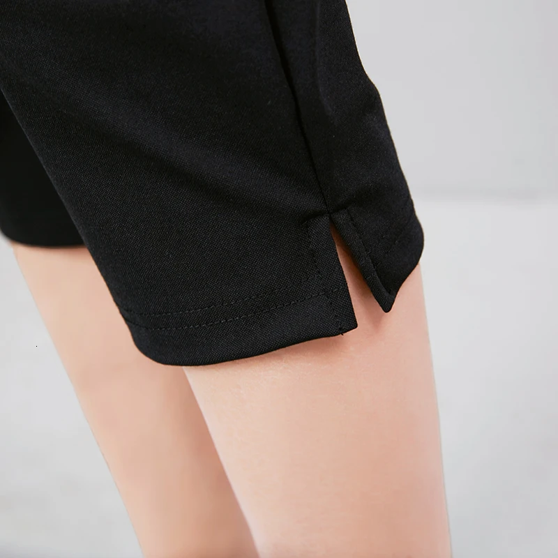 Распродажа хит 2019 летние капри штаны для женщин эластичная талия размера плюс S-4XL