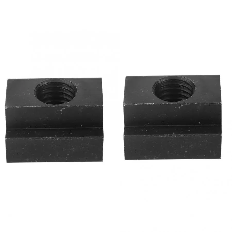 2 шт./компл. Т образными пазами гайка класс черного оксида 8 углерода Сталь t