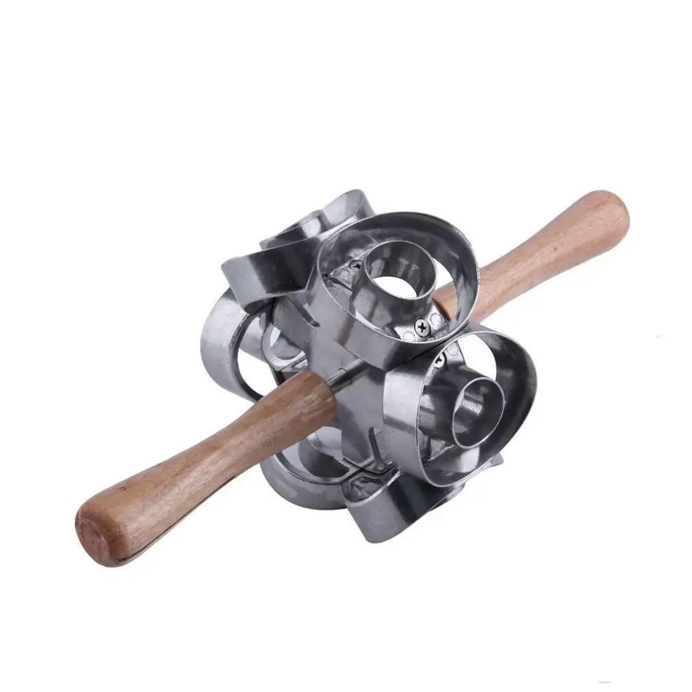 

Rollving Heavy Duty Metal Donuts Cutter Mold Doughnut Cake Bread Desserts Bakery Maker Mould for DIY Home Baking