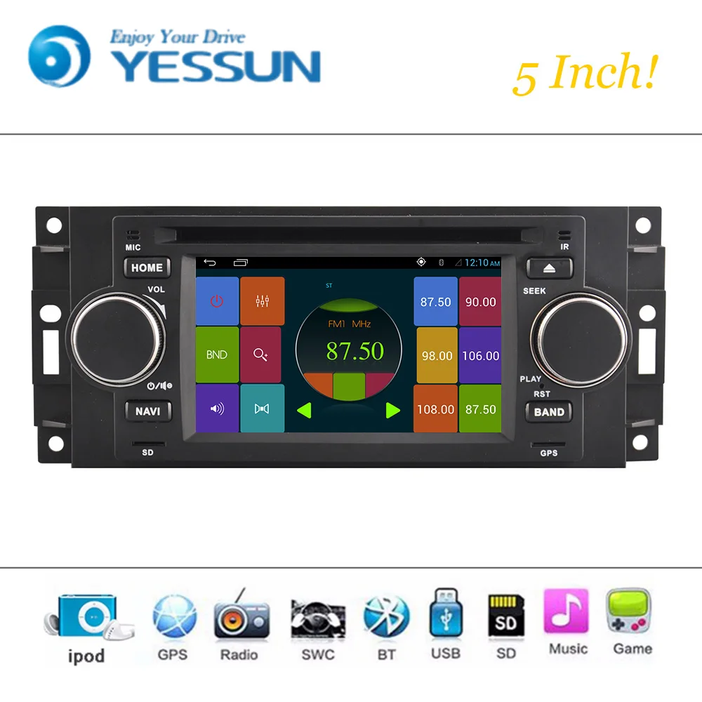 Автомобильный DVD плеер Wince система для Chrysler 300C Pt Criser/ Dodge RAM/ Jeep Grand Cherokee Радио Стерео