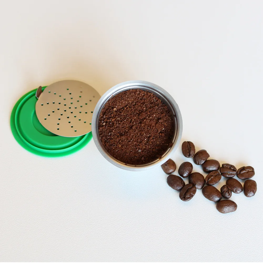STAINLESS STEEL Metal Reusable Dolce Gusto Capsule Compatible with Nescafe Coffee Machine Refillable Dolci Filter Dripper Tamper | Дом и сад