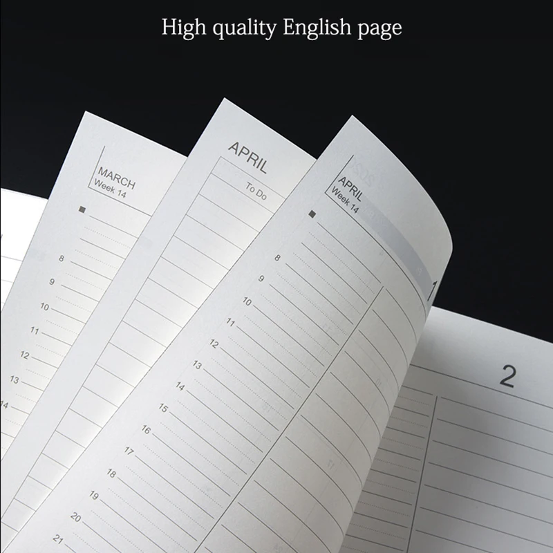 Ежедневник для путешествий на английском языке 2020 журнал органайзера A5 толстый