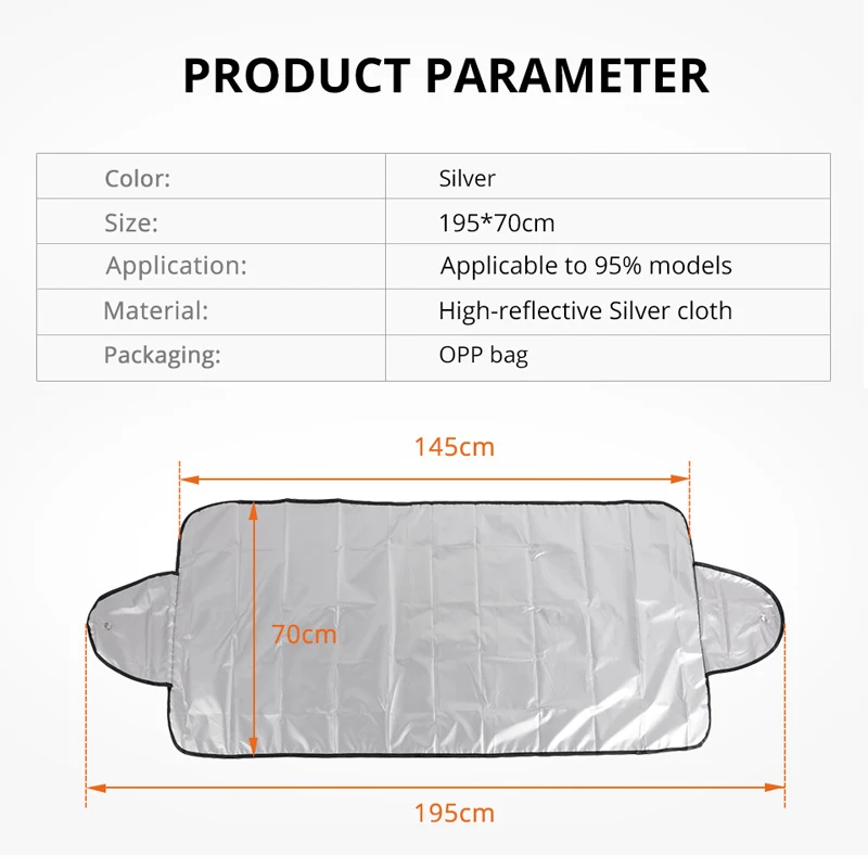 Универсальный портативный автомобильный козырек для боковых окон
