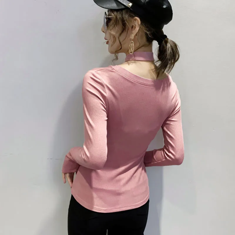 Базовая хлопковая Футболка для женщин сезон весна 2020 Милая футболка Корейская