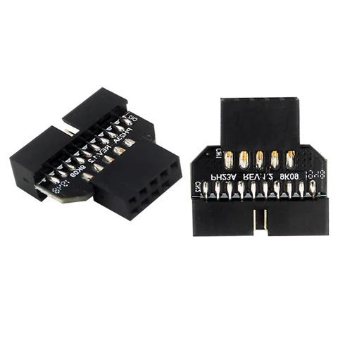Адаптер USB 3.0 20-Pin на USB 2.0 9-Pin ALLOYSEED