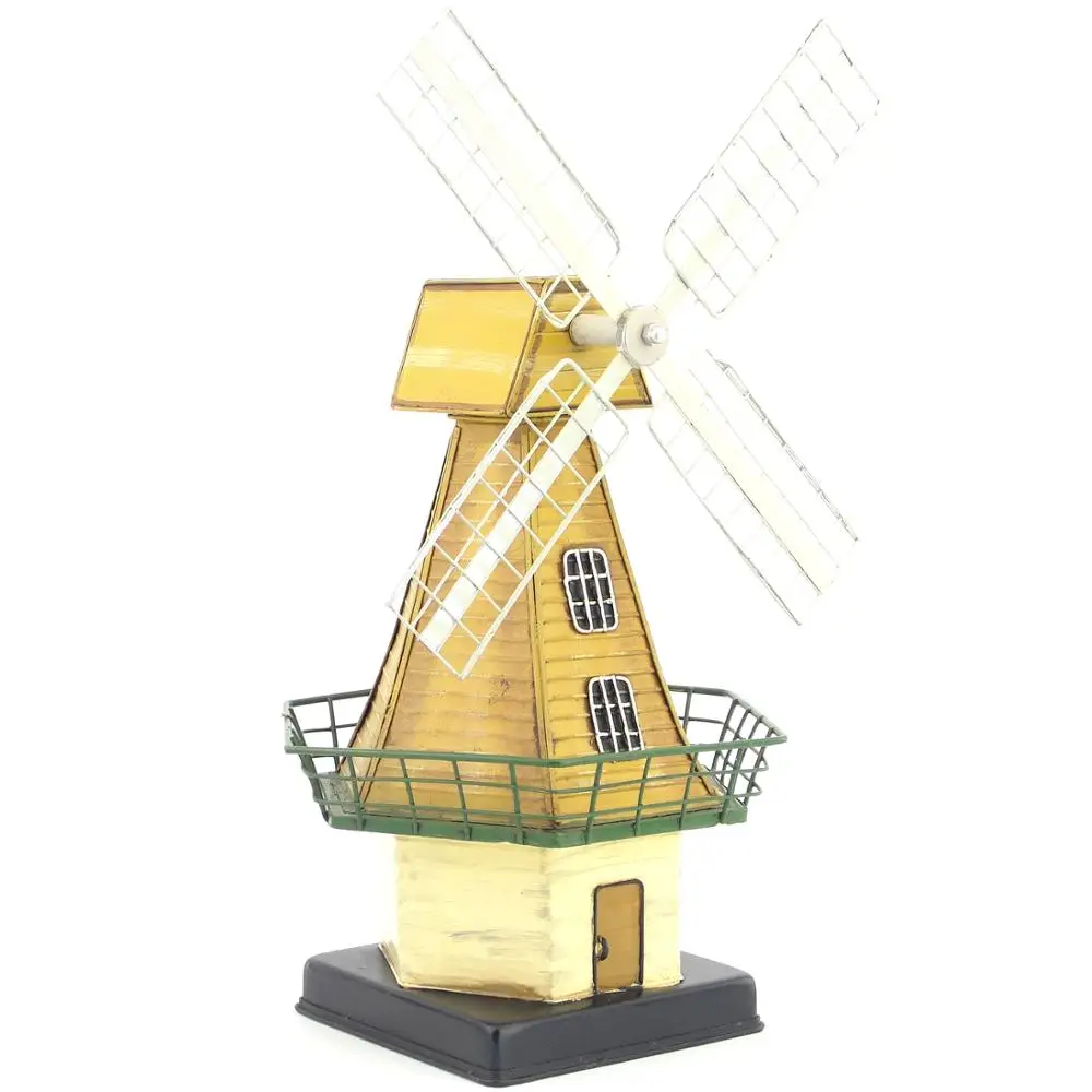 Железная ретро-модель Голландская ветряная мельница креативные ручные