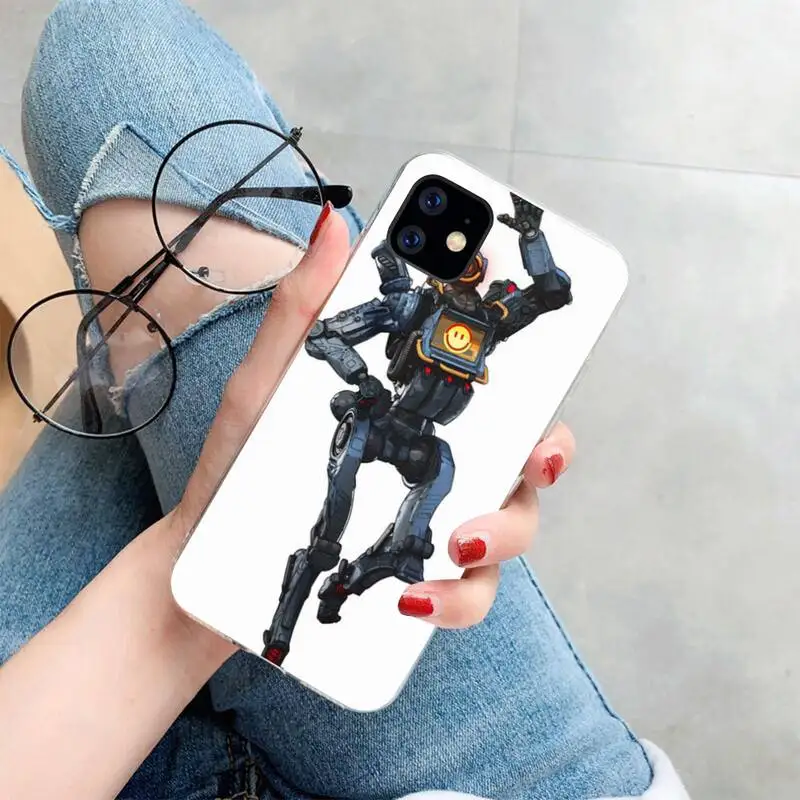 PENGHUWAN Горячая игра Apex легенды крышка черная мягкая чехол для телефона iPhone 11 pro XS MAX