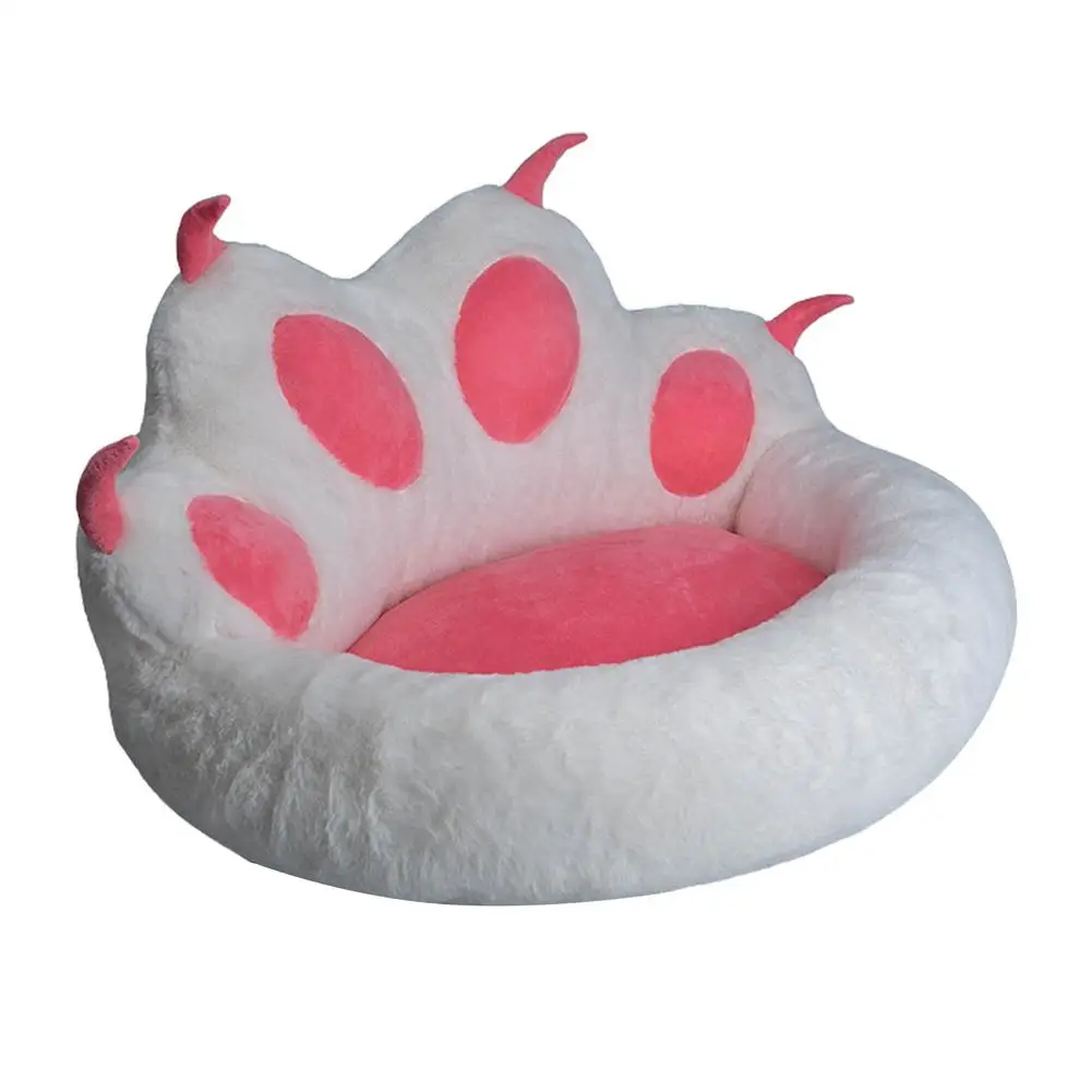 

Кровать для домашнего питомца в форме ладони, мягкая и теплая бархатная кровать для домашнего питомца, моющаяся кровать для домашнего питом...