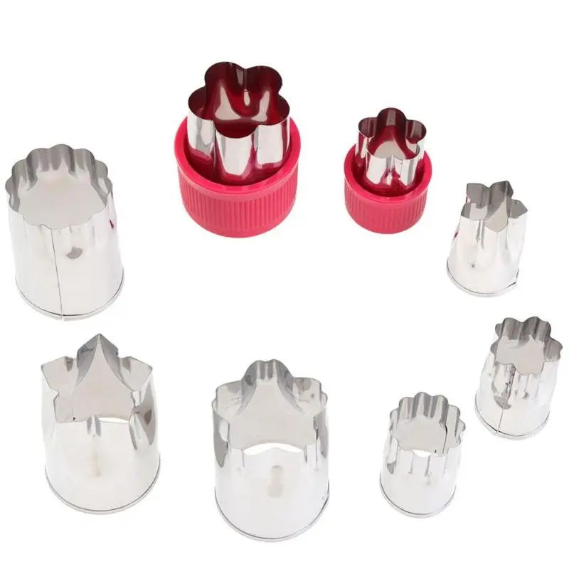 8 шт овощерезок формы набор сделай сам для печенья с цветочным узором детей в