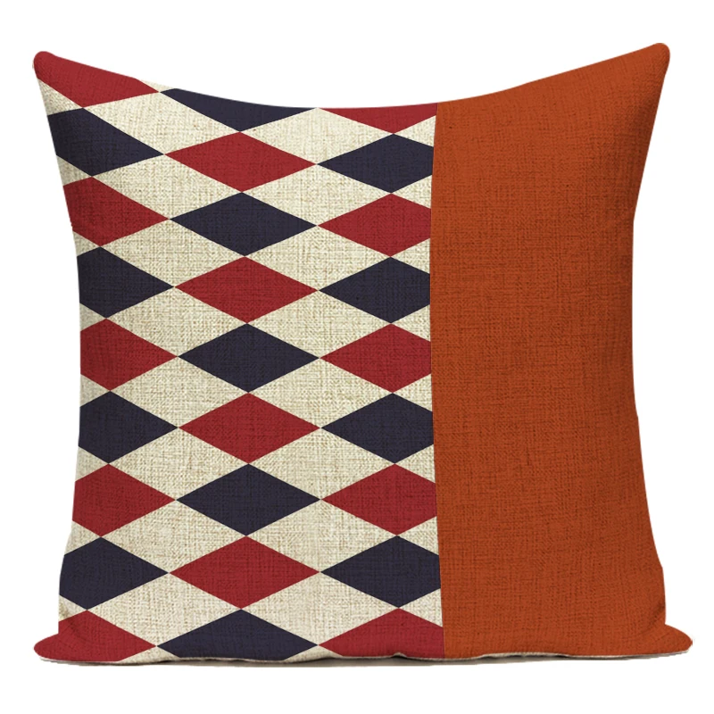 Geometry Colorful Pillowcases Nordic Throw Pillow Case Chair Bed Outdoor Cushion Cover Custom Home Sofa Decor Covers |