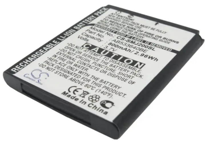 cameron sino 800mah battery for SAMSUNG SGH-J200 AB533640BE Mobile SmartPhone Battery | Мобильные телефоны и аксессуары