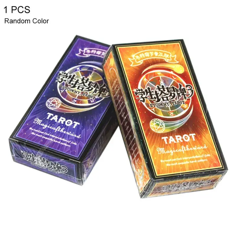 

Student Tarot Cards Deck with Guidebook Mysterious Divination Astrology Board Game Oracle Playing Card H053