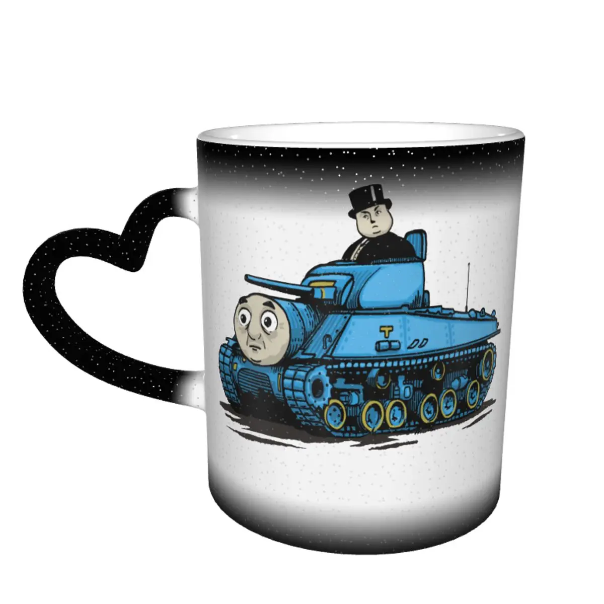 

Cartoon Mug Cappuccino The Changes Color Mug Creative Stylish Ceramic Cups