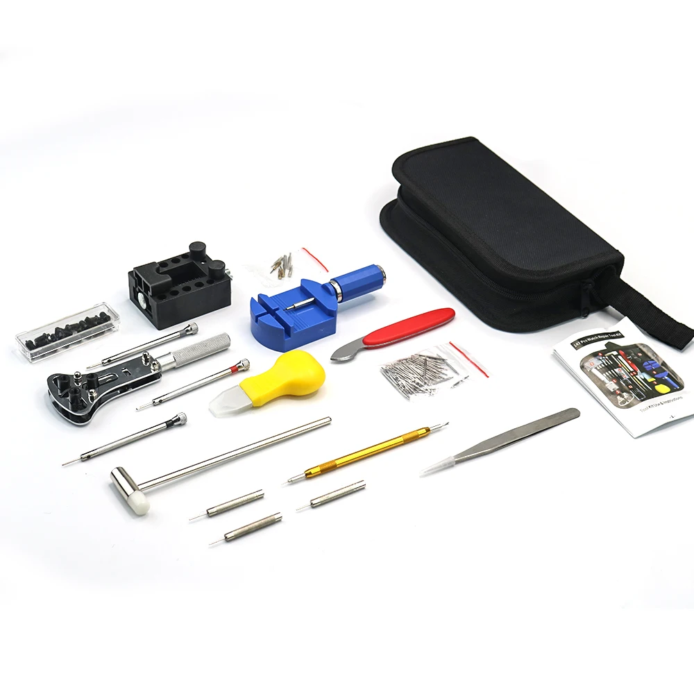 Инструменты для ремонта часов комплект с сумкой чехол профессиональный часы