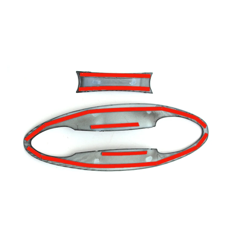 

Car Styling Carbon Fiber Texture Exterior Door Handle / Door Bowl Cover Trim For Chevrolet Cruze 2015 2016 2017 2018