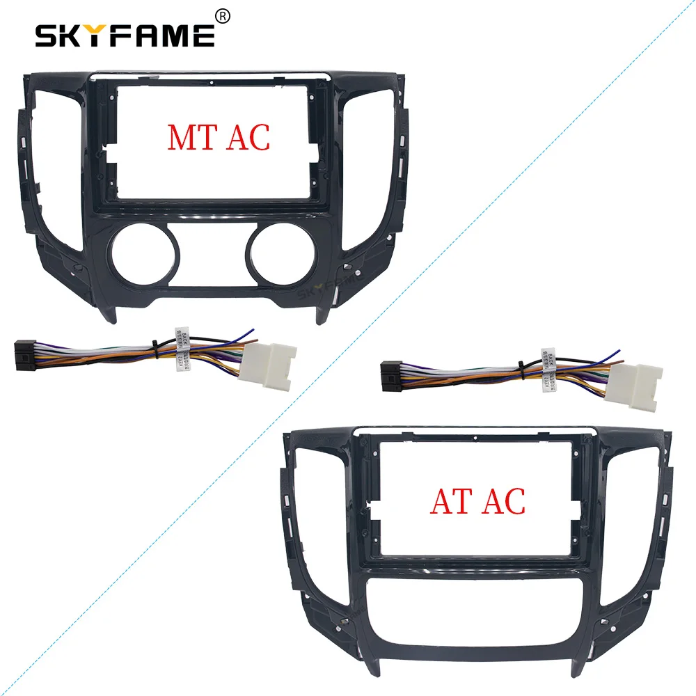 

SKYFAME Car Frame Fascia Adapter For Mitsubishi Triton L200 2015-2019 Android Radio Audio Dash Fitting Panel Kit