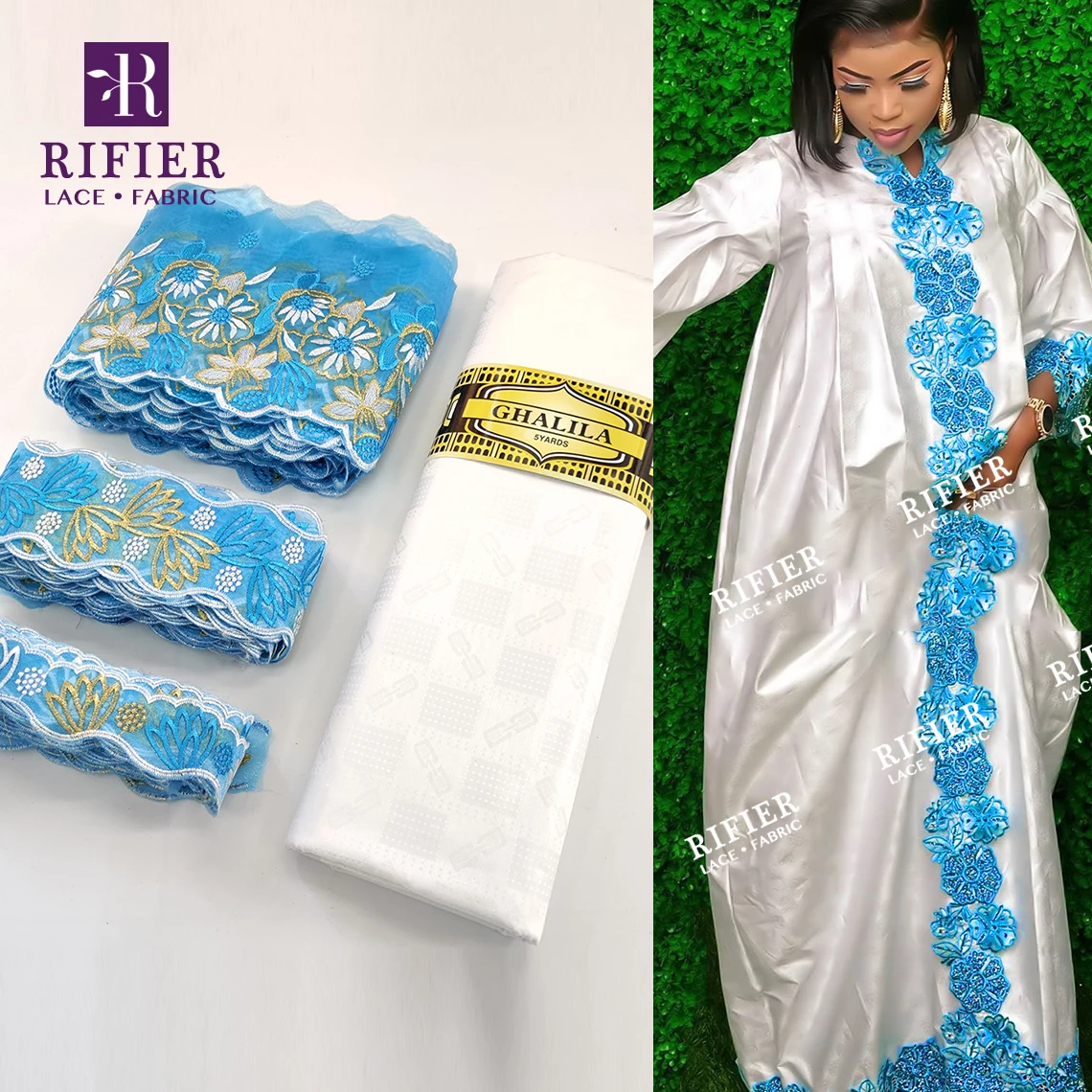 

2021 Top Quality Ribbon For Crafts With Embroidered For Gambia Women Sewing Wedding Dresses Accessories Bazin Riche Lace