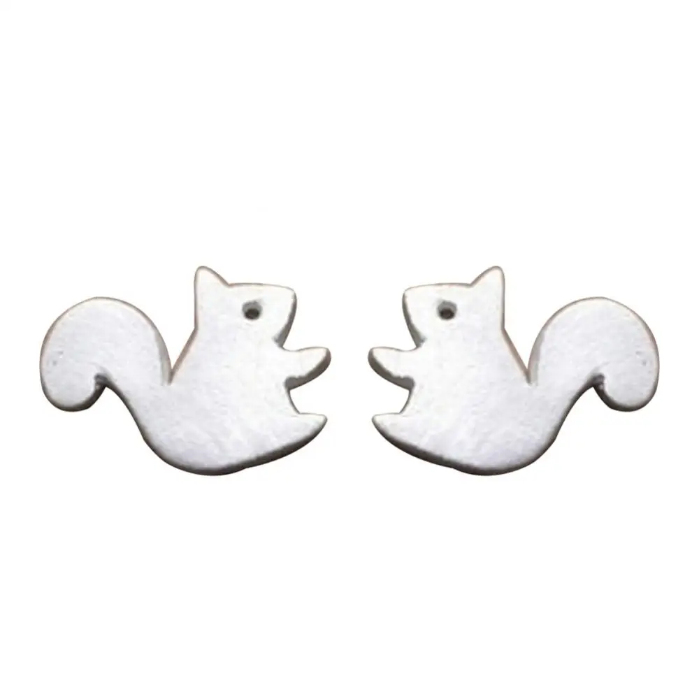 

Hot Sales Fashion Women Squirrel Animal Shape Ear Stud Earrings Jewelry Birthday Gift