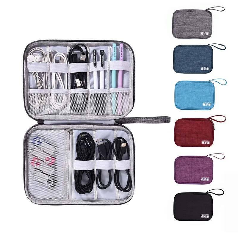 

Waterproof Electronic Organizers Bag Large Capacity Digital Bags Cationic Fabric Travel Accessories Multifunctional Travel Bags