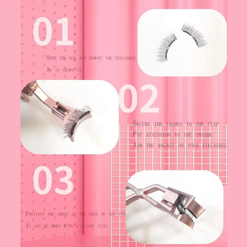 Магнитная ресница-аппликатор магнитная ресница зажим для ресниц легко наносится