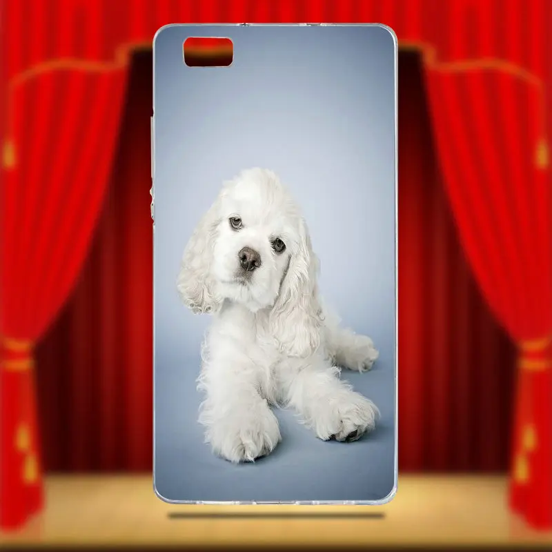 Cocker Spaniels собачьи щенки мягкий тпу мобильный телефон чехлы для Huawei P8 P9 P10 Mate 10 Pro Y5 Y6