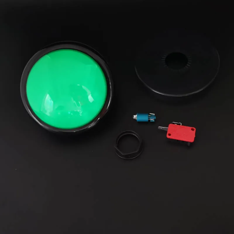 2 шт. 100 мм Большой Круглый кнопочный светодиодный с подсветкой