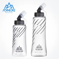 aonijie sd21 soft flask collapsible 250ml 420ml water bottle hydration water bladder for running marathon cycling trail hiking