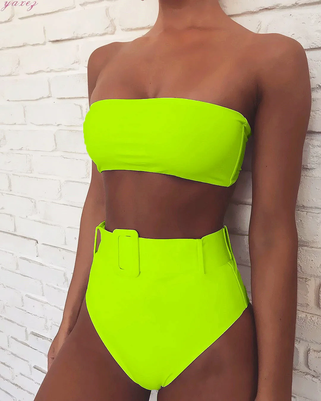 

High Waist Printing Brazilian Sexy Swimwear Women Bathing Suit 2020 2 Piece Swimsuit Bikini Set Push Up Bikinis Swim Suit Beach