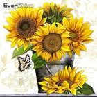 EverShine DIY Sunflowers Diamond Embroidery Sale Diamond Painting Full Square Flowers Cross Stitch Diamond Mosaic Handicraft Art