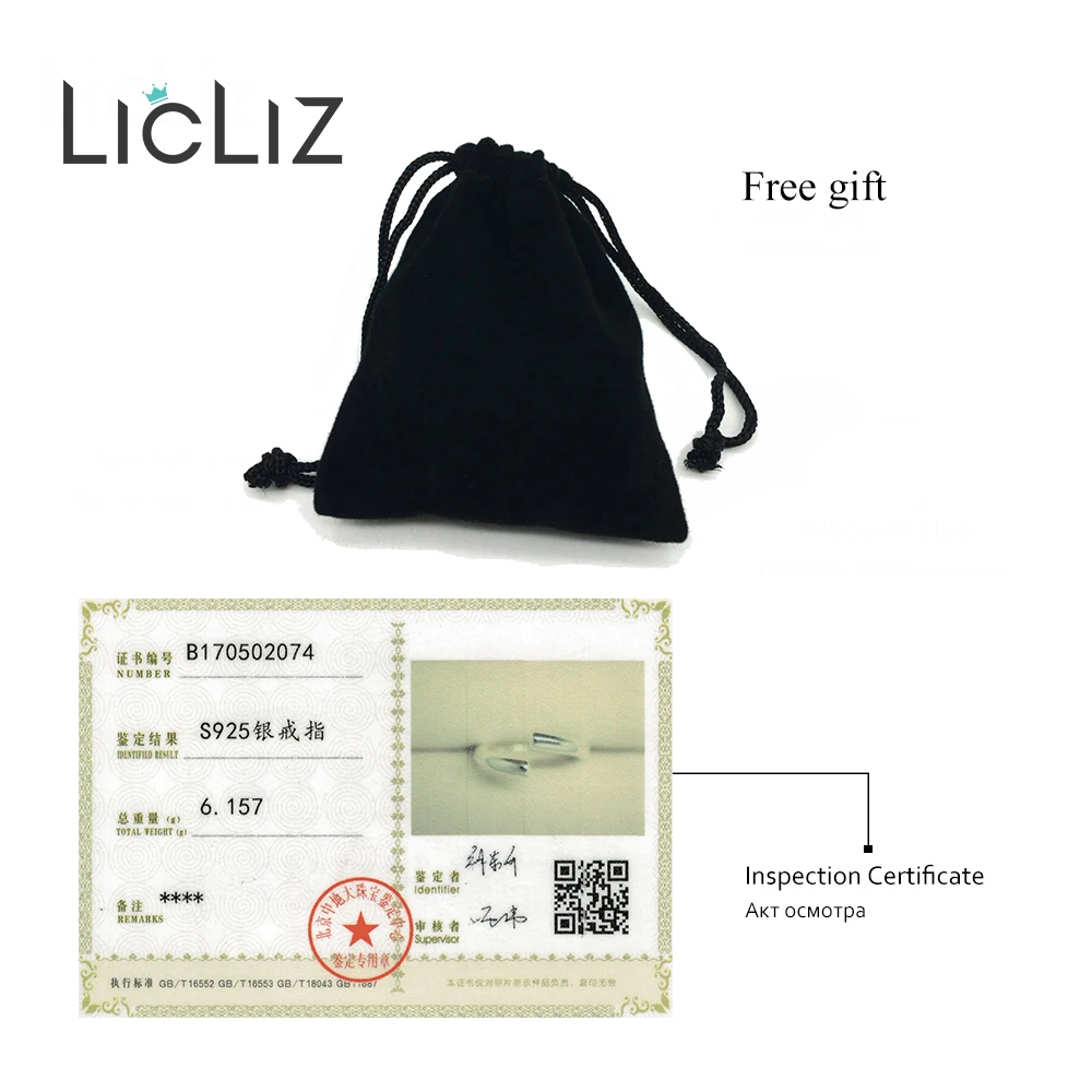 Кольцо унисекс из серебра 100% пробы регулируемое 925 | Украшения и аксессуары