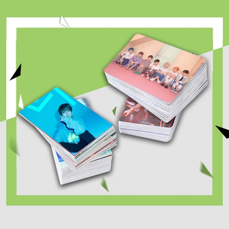 

100Pcs/Box KPOP ATEEZ Album The Collection HD Photo Card PVC Cards Self Made LOMO Card Photocard