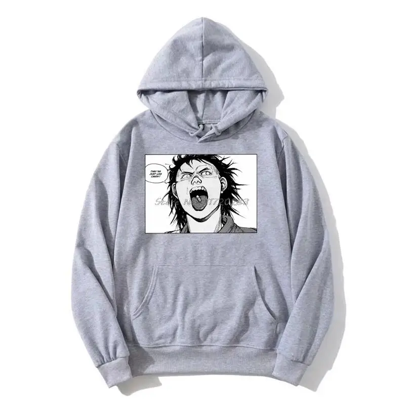 Забавная худи Акира манга Shotaro Kaneda Аниме Толстовка Унисекс Мужская флисовая