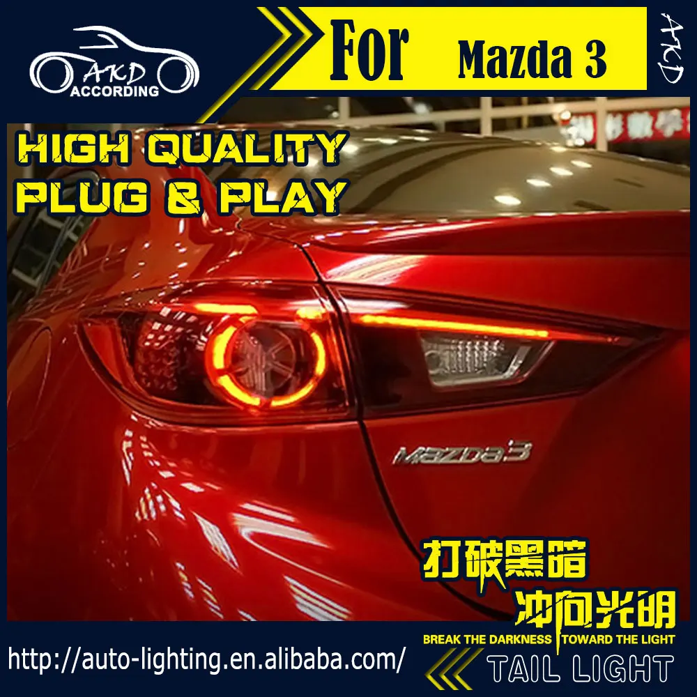 АКД стайлинга автомобилей хвост лампа для Mazda 3 Axela светильник s плюс Гибридный
