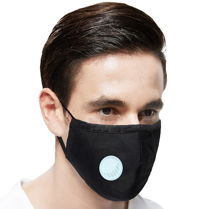 

Cotton Face Mask, Anti Mouth Mask PM2.5 Dust Mouth Mask Activated Carbon Filter Mask Fabric Face Mask washable Man Women