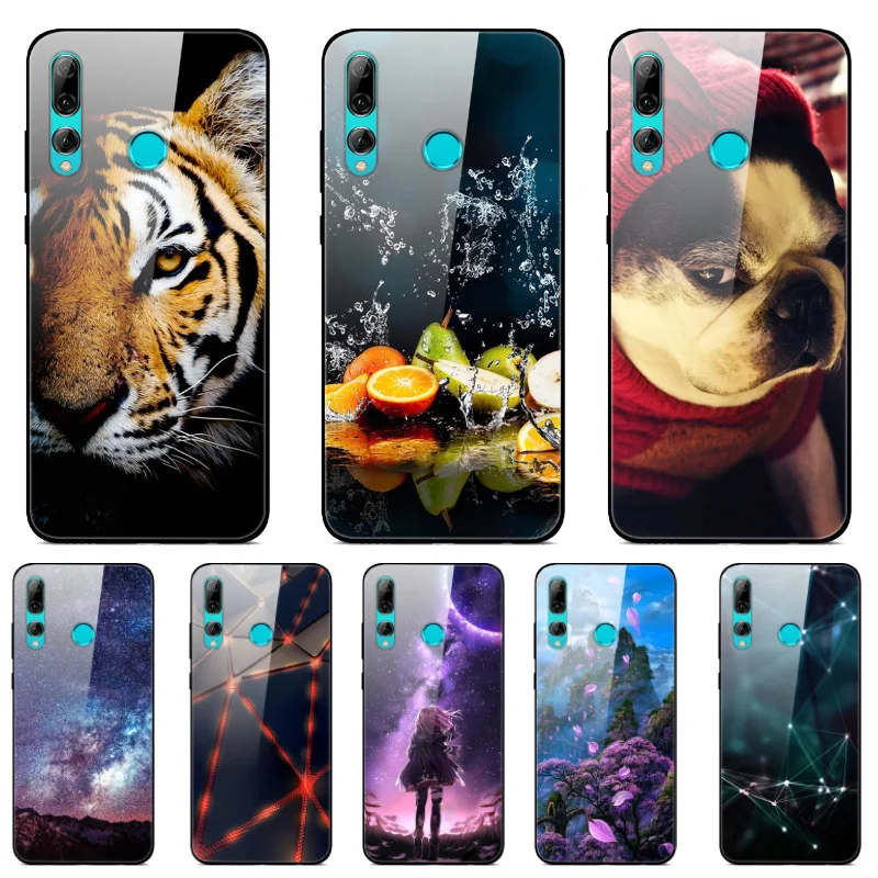 

Tempered Glass Phone Case For Huawei honor 10i Case Print Silicone Cover for Huawei Honor 10i 10 i Honor10i HRY-LX1T cases Shell