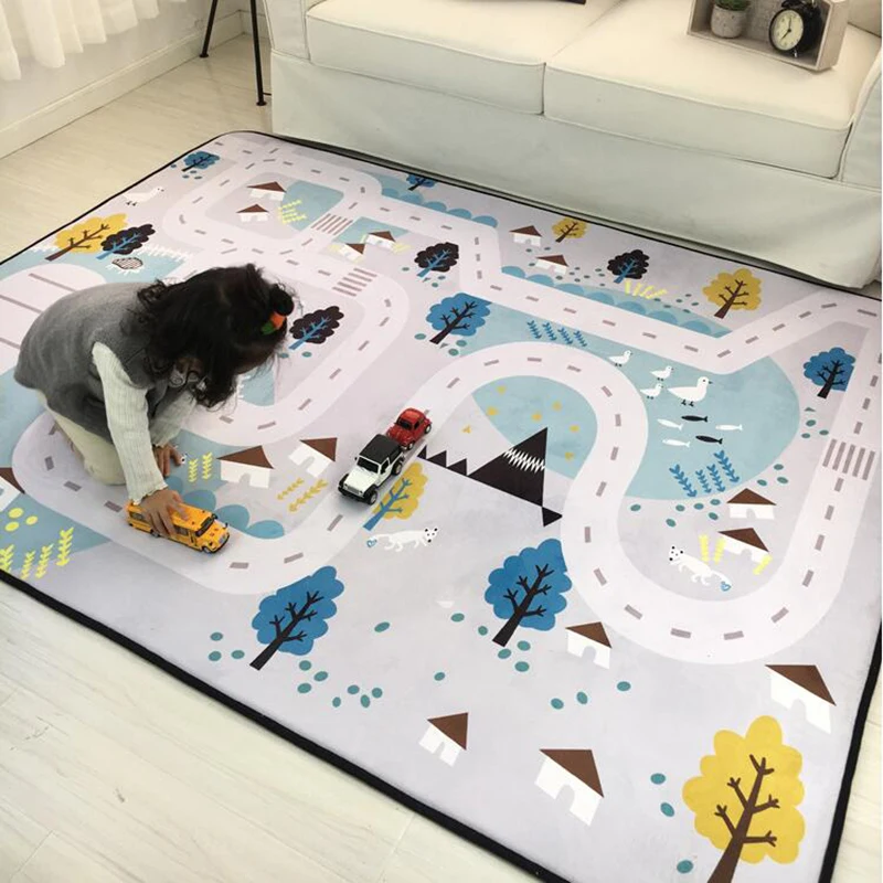Детский ковер игровой коврик толстый для гостиной | Игрушки и хобби