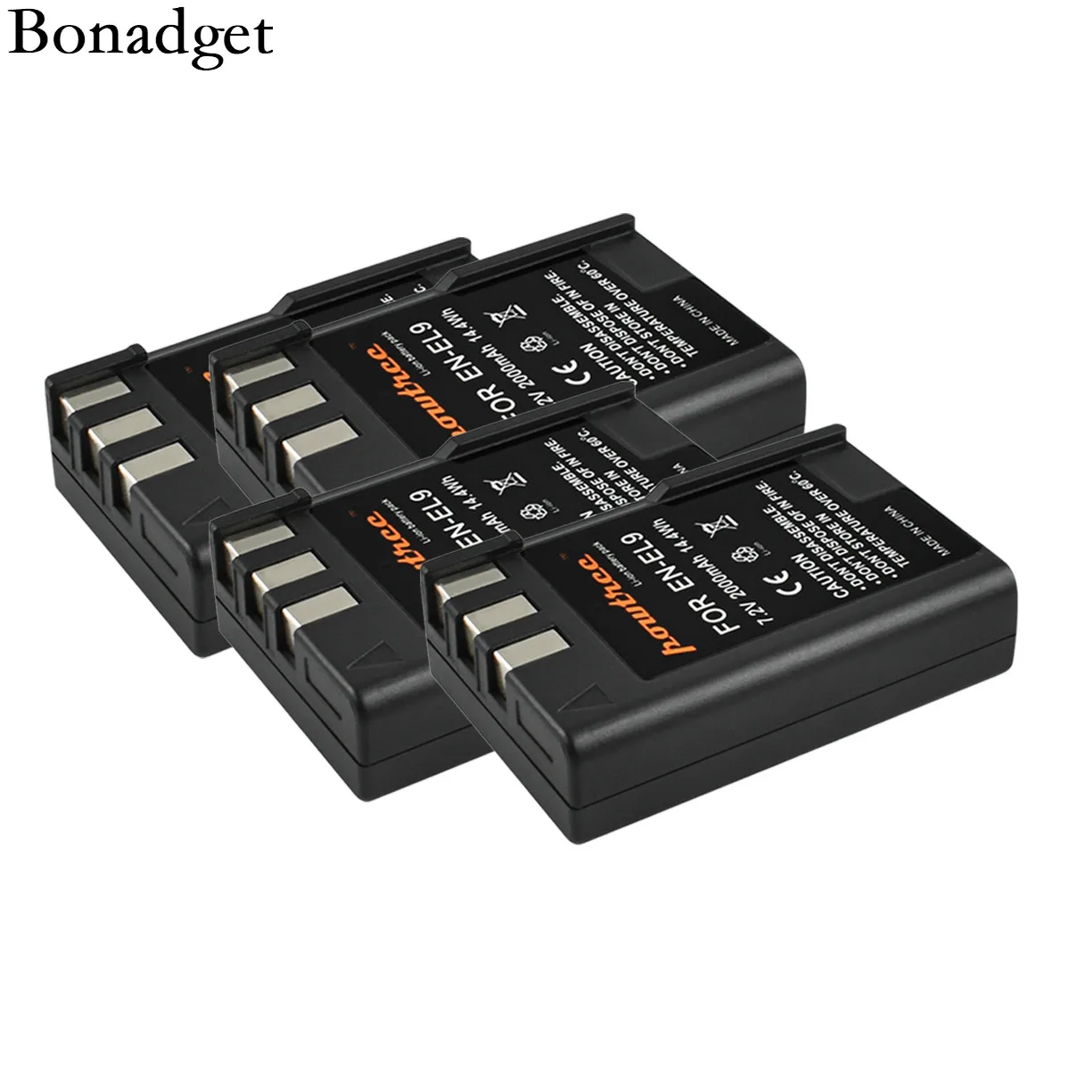 Bonadget 2000 мА/ч EN-EL9 RU EL9 EN-EL9a EL9a цифровой Камера Батарея AKKU для Nikon D40 D60 D40X D5000 D300 |